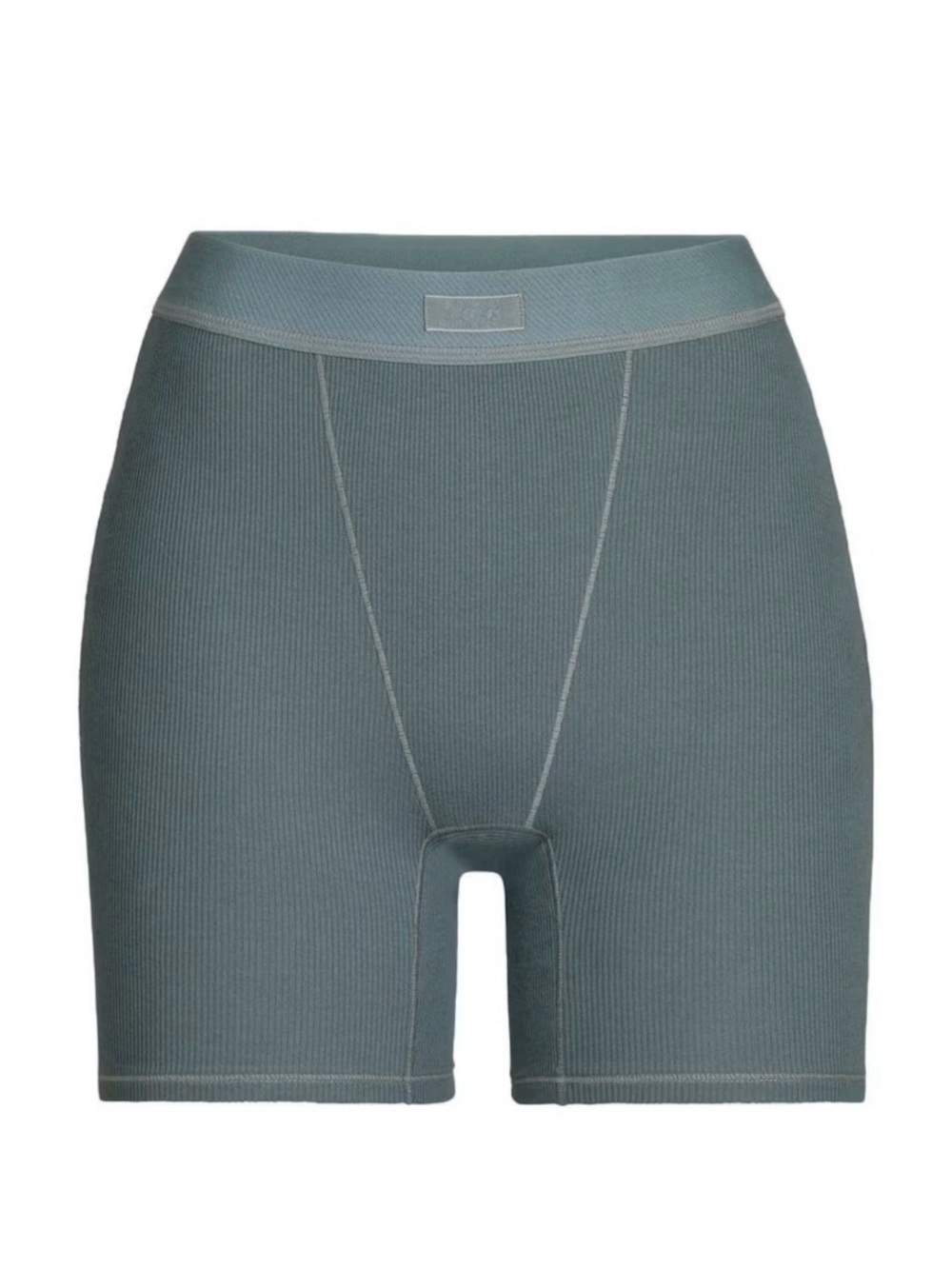 SKIMS Cotton Ribbed Shorts - Kyanite